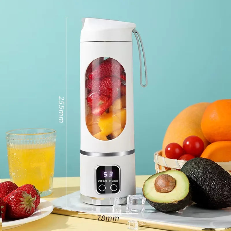 Mini Mixer USB – Tragbarer Smoothie Blender für Saft, Shakes & Protein Drinks | Thryvo Fitness