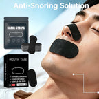 2-in-1 Anti-Schnarch-Set – Nasenstreifen & Mundpflaster