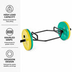 Trap Bar Hexagonal Pro – 50mm, 360 kg Tragkraft, Anti-Rutsch Griff für Deadlift & Squat | Thryvo Fitness