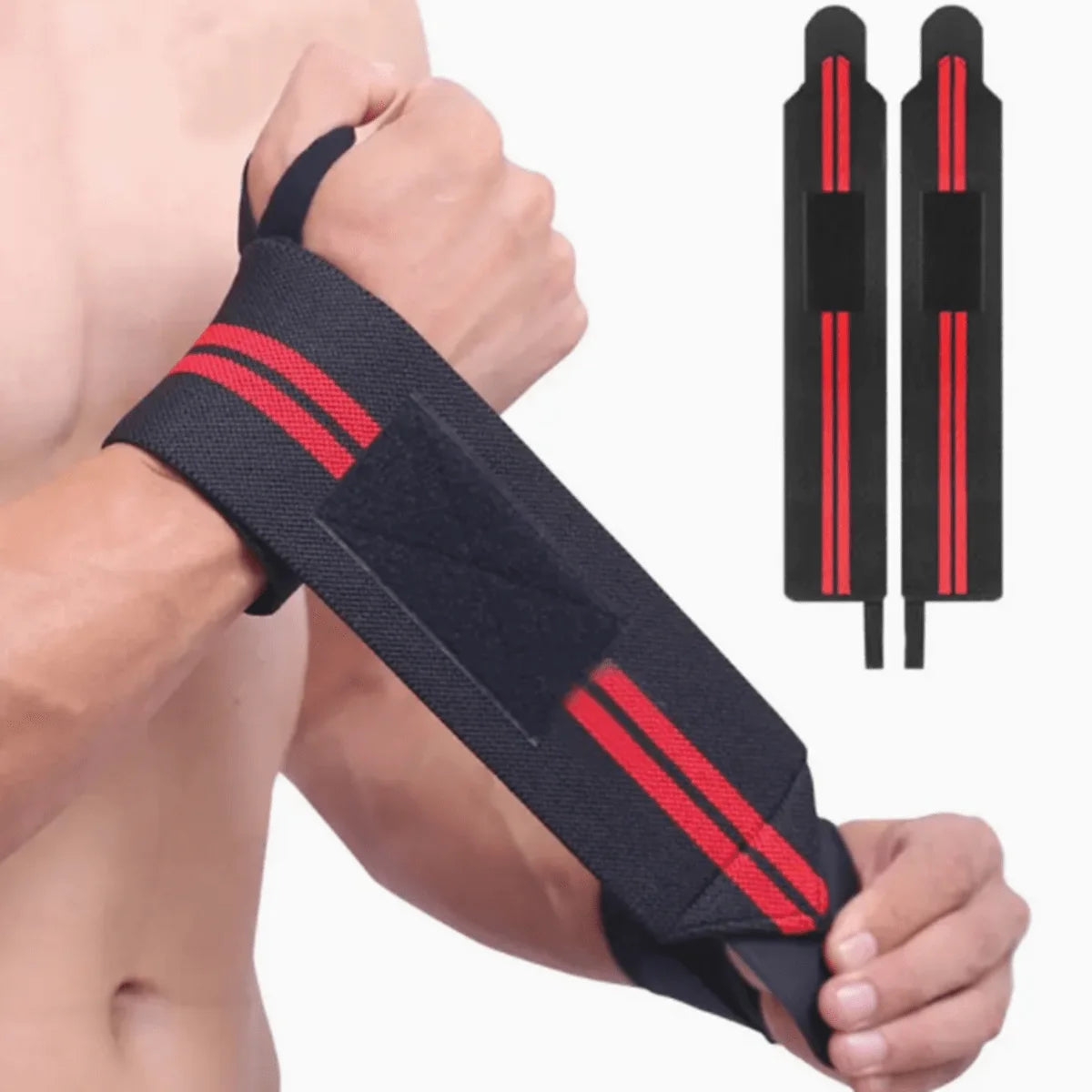 Handgelenkbandagen für Gewichtheben & Gym – Professionelle Bandagen 1 Paar | Thryvo Fitness