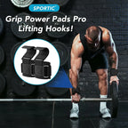 Gewichtheben Hooks mit Handgelenkbandagen – Deadlift Grips für Pull-ups & Powerlifting | Thryvo Fitness
