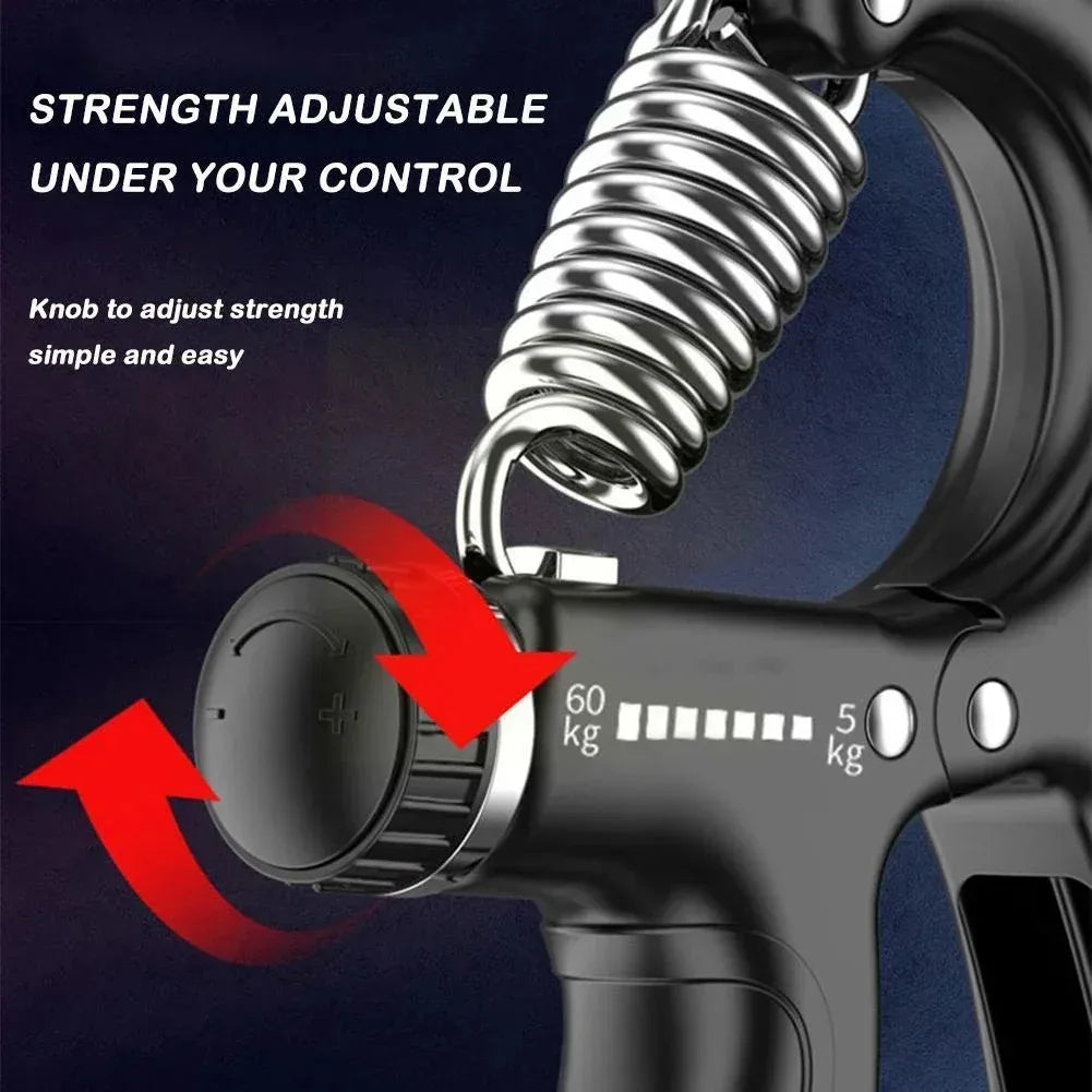Hand-Gripper Set – Verstellbarer Handtrainer 10–60 kg