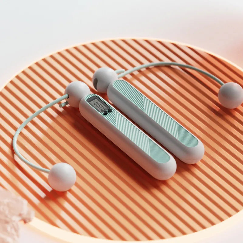 Kabelloses Sprungseil mit elektronischem Zähler – Cordless Skipping Rope für Cardio & Fitness | Thryvo Fitness