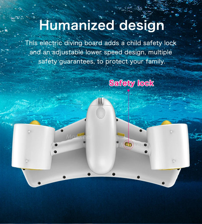 Mankeel W7 Elektrisches Unterwasser-Surfboard – Dual 240W, 50m Tiefe, 12kgf Schub | Thryvo Fitness