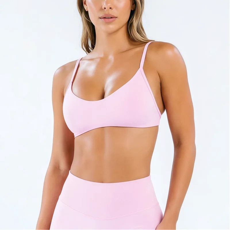 Damen Sport BH nahtlos – Rückenfreier Fitness BH für Yoga & Gym | Thryvo Fitness
