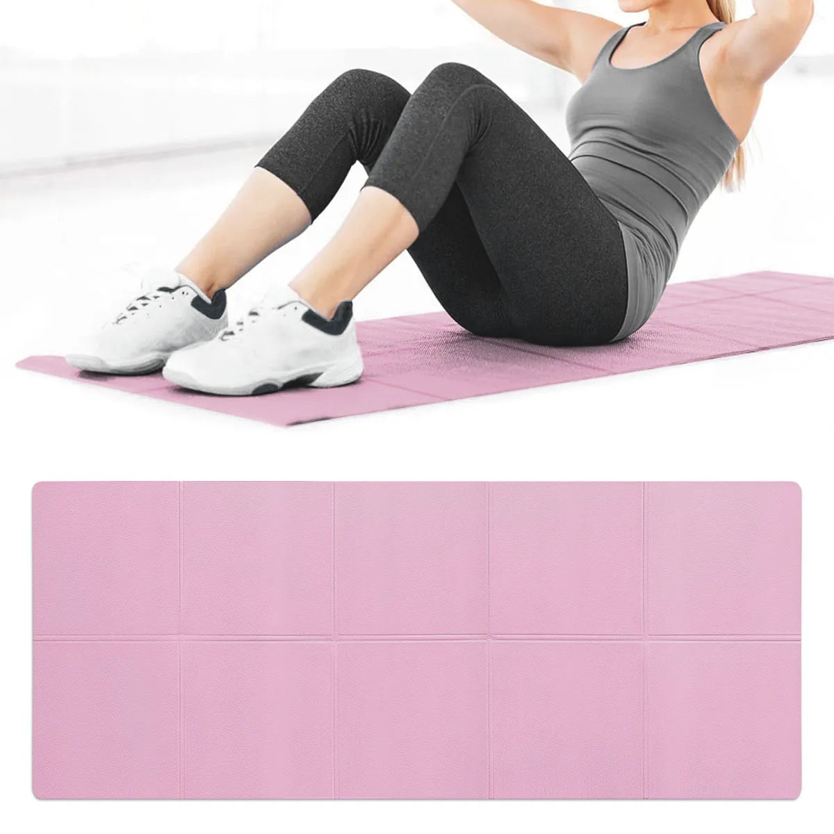 Yogamatte 4 mm – EVA, rutschfest, 173 x 61 cm, Yoga, Pilates & Fitness | Thryvo Fitness