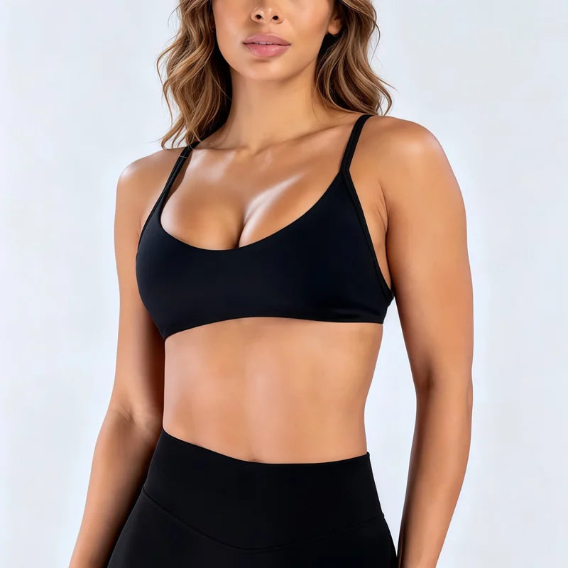 Damen Sport BH nahtlos – Rückenfreier Fitness BH für Yoga & Gym | Thryvo Fitness