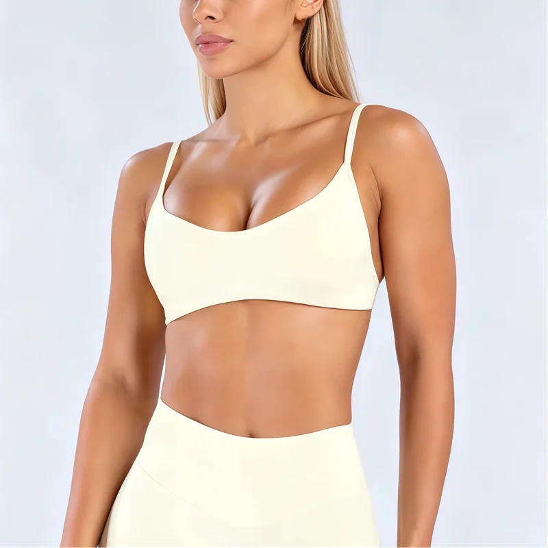 Damen Sport BH nahtlos – Rückenfreier Fitness BH für Yoga & Gym | Thryvo Fitness