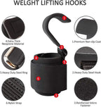 Gewichtheben Hooks mit Handgelenkbandagen – Deadlift Grips für Pull-ups & Powerlifting | Thryvo Fitness