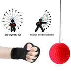 Boxing Reaktionsball mit Kopfband – Reflex Speed Ball für MMA, Muay Thai & Koordination | Thryvo Fitness