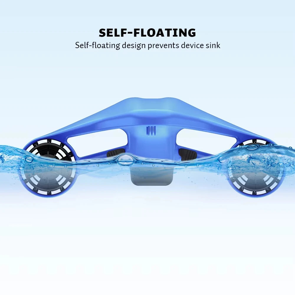 Unterwasser Scooter – Elektrischer Sea Scooter mit Kamerahalterung, 40m wasserdicht | Thryvo Fitness