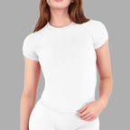 Damen Sport Shirt Kurzarm – Nahtloses Fitness Top für Gym, Yoga & Running | Thryvo Fitness