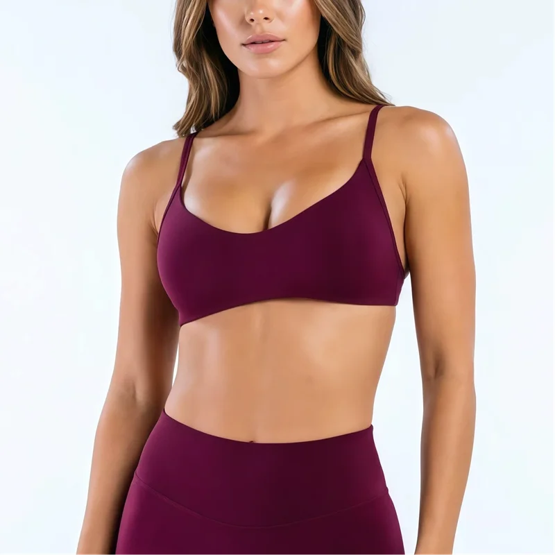 Damen Sport BH nahtlos – Rückenfreier Fitness BH für Yoga & Gym | Thryvo Fitness