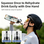 Sporttrinkflasche 2-in-1 – Spray & Direkttrinken, 0,6L, doppelwandig | Thryvo Fitness