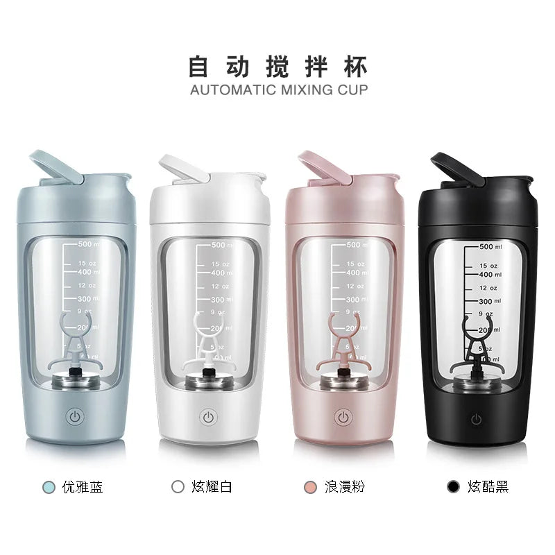 Elektrischer Protein Shaker 500ml – Automatischer Mixer für Gym, Fitness & Outdoor | Thryvo Fitness