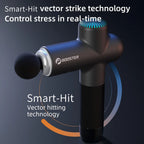 Booster Lightsaber Massagepistole – Smart-Hit, 6 Aufsätze, leise, Type-C | Thryvo Fitness