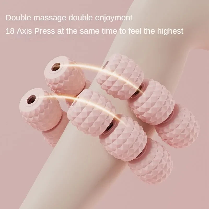 Massagerolle Bein & Wade – 360°, teleskopierbar bis 60 cm, Anti-Cellulite | Thryvo Fitness