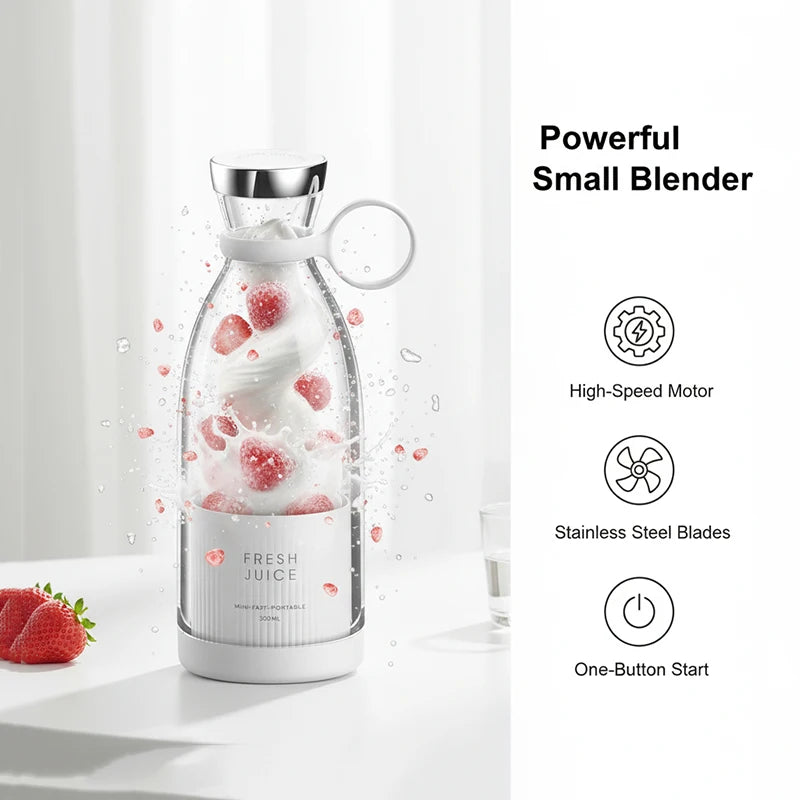 Tragbarer USB Mixer 40W – Elektrischer Smoothie Blender für Unterwegs & Travel | Thryvo Fitness