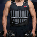 Gewichtsweste verstellbar – 5/10/15/20 kg, Netzgewebe, Laufen & Krafttraining | Thryvo Fitness