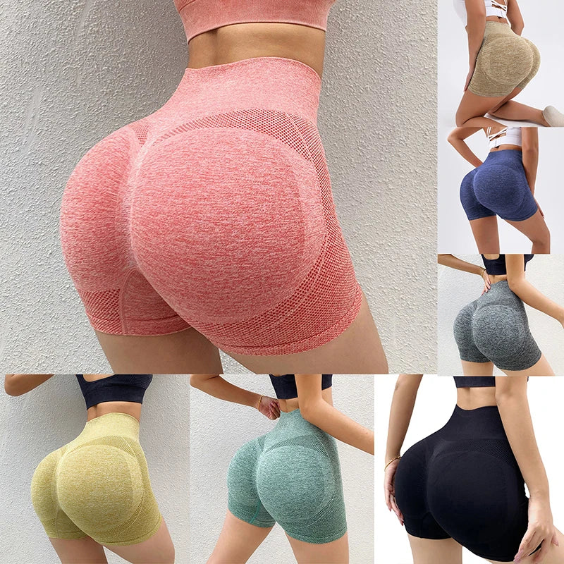 Damen Sport Shorts High Waist – Eng anliegende Fitness Shorts für Yoga, Gym & Jogging | Thryvo Fitness