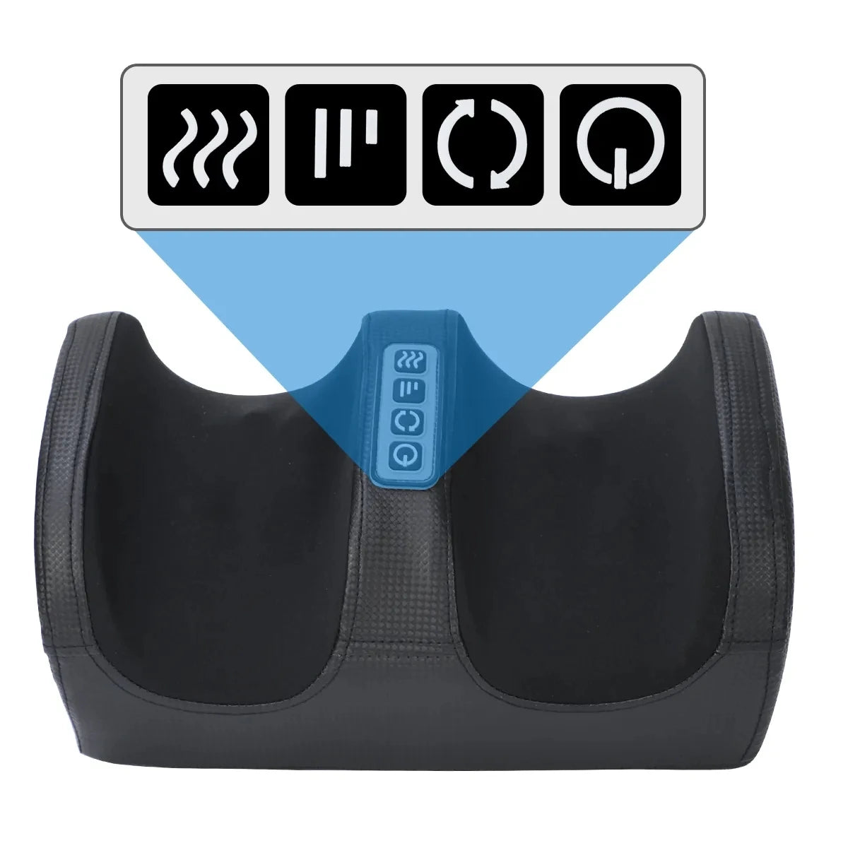 Shiatsu Fußmassagegerät – Wärmefunktion, 12 Massagebälle, 3 Stufen | Thryvo Fitness