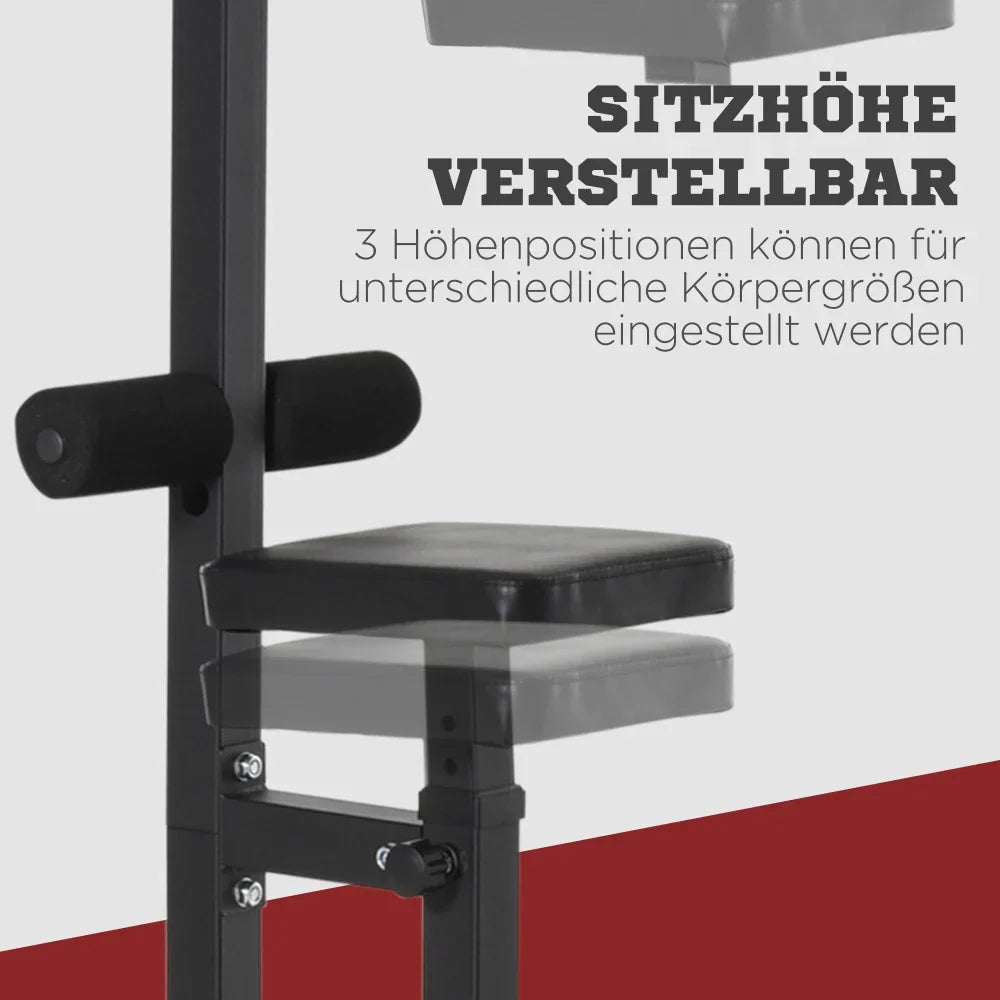Multifunktionale Kraftstation mit Seilzug & verstellbarem Sitz – bis 60 kg | Thryvo Fitness