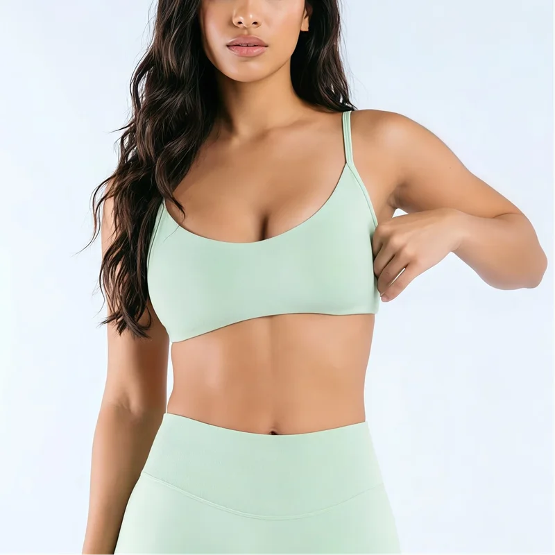Damen Sport BH nahtlos – Rückenfreier Fitness BH für Yoga & Gym | Thryvo Fitness