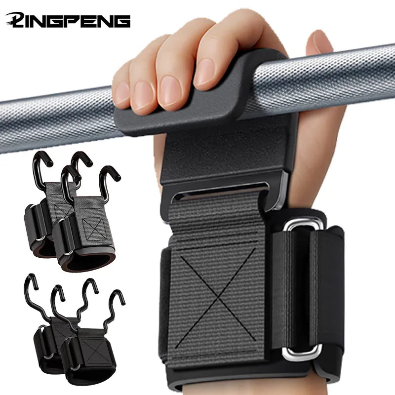 Gewichtheben Hooks mit Handgelenkbandagen – Deadlift Grips für Pull-ups & Powerlifting | Thryvo Fitness