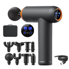 Faszienpistole 99 Stufen – 8 Aufsätze, LED-Display, 6.800 rpm, Type-C | Thryvo Fitness