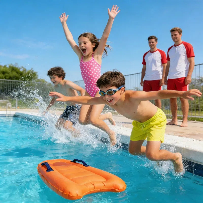 Aufblasbares Bodyboard – Leichtes Surfboard für Erwachsene & Kinder, Wasserski & Schwimmen | Thryvo Fitness