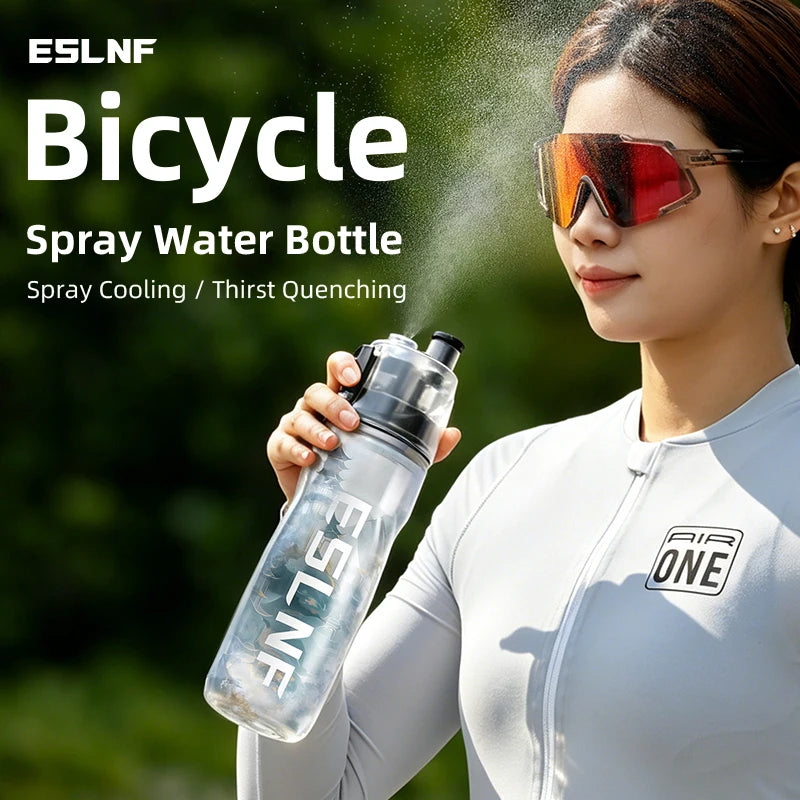 Sporttrinkflasche 2-in-1 – Spray & Direkttrinken, 0,6L, doppelwandig | Thryvo Fitness