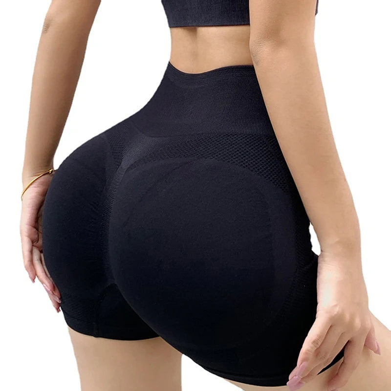Damen Sport Shorts High Waist – Eng anliegende Fitness Shorts für Yoga, Gym & Jogging | Thryvo Fitness