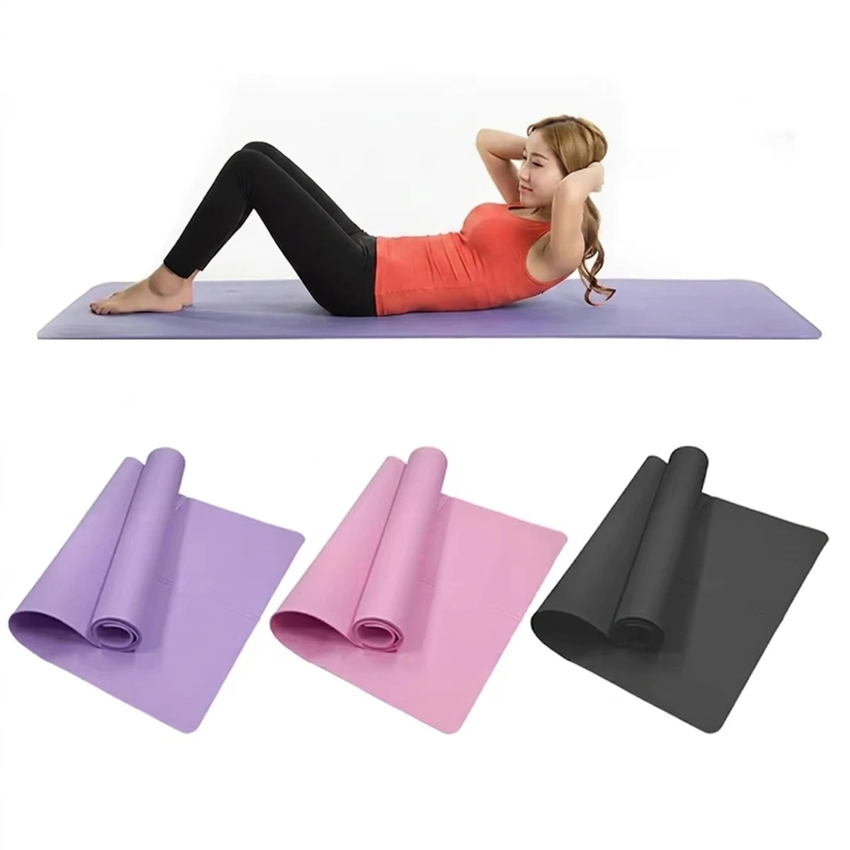 Yogamatte 4 mm – EVA, rutschfest, 173 x 61 cm, Yoga, Pilates & Fitness | Thryvo Fitness