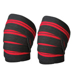 Kniebandagen 2m – Elastische Kompressionsbandagen für Squat, Powerlifting & Gewichtheben | Thryvo Fitness
