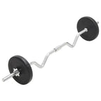 30kg Kurzhantel & Langhantel Set – Heimtraining Gewichte