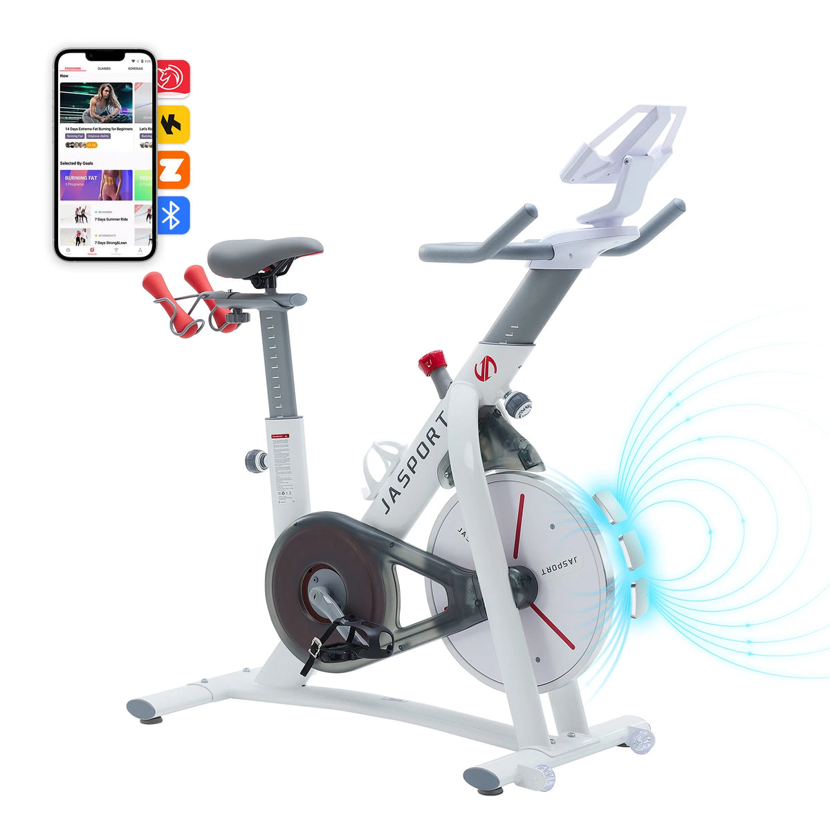 JASPORT S3 Ergometer Heimtrainer – App, Zwift & Kinomap, leise, bis 120 kg | Thryvo Fitness