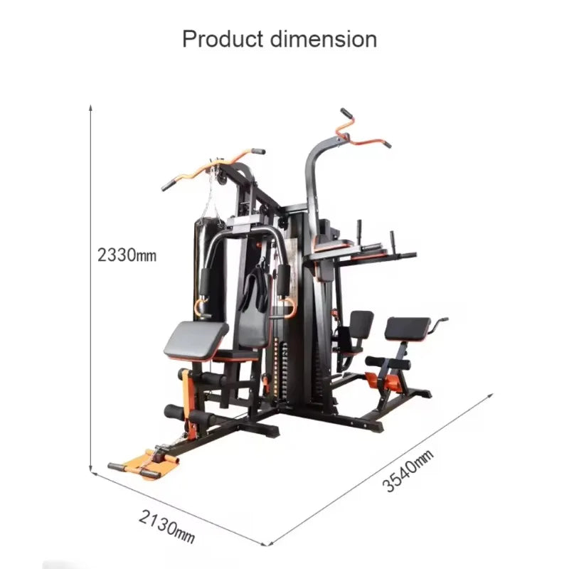 5-Station Power Rack – Kommerzielle Kraftmaschine für Home & Studio Gym | Thryvo Fitness