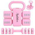 Verstellbares Kurzhantel & Kettlebell Set 4-in-1 – bis 5 kg, für Frauen & Home Gym | Thryvo Fitness