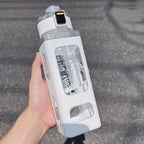 Sport Trinkflasche 700 & 900 ml – BPA-frei, auslaufsicher mit Zeitmarkierung & Strohhalm | Thrive Fitness