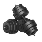 SONGMICS Hantelset 30 kg – Kurzhantel & Langhantel in einem