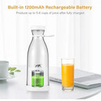 Mini Mixer USB – Tragbarer Smoothie Blender für Saft, Shakes & Protein Drinks | Thryvo Fitness