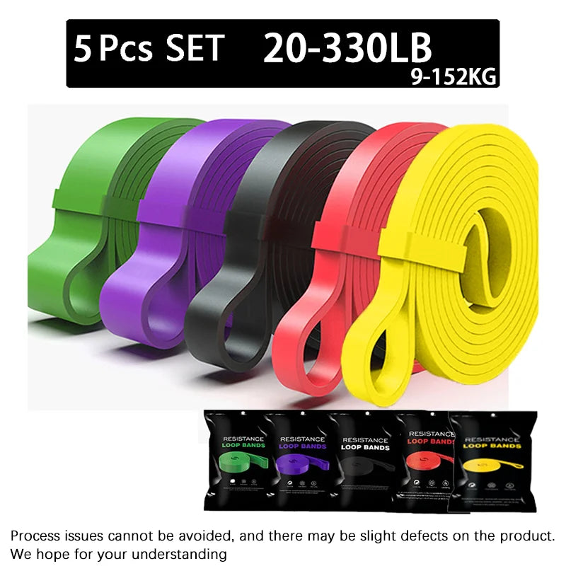 Resistance Band Heavy Duty – Latex Widerstandsband 9–105 kg für Gym, Yoga & Home Workout | Thryvo Fitness