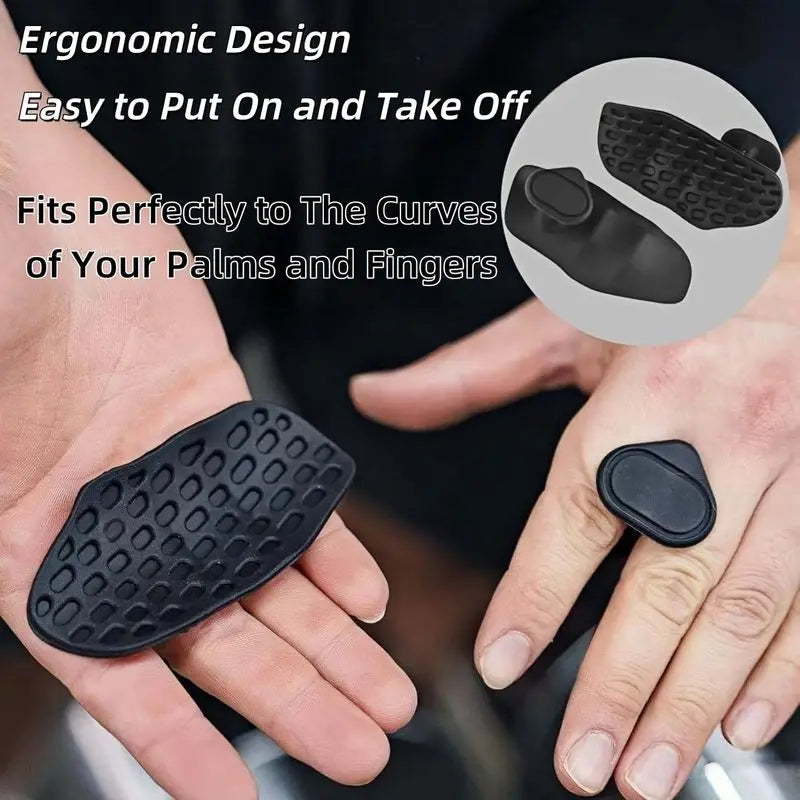 Fitness Griffpads Silikon – Rutschfeste Handflächenschutz für Gewichtheben & Gym | Thryvo Fitness