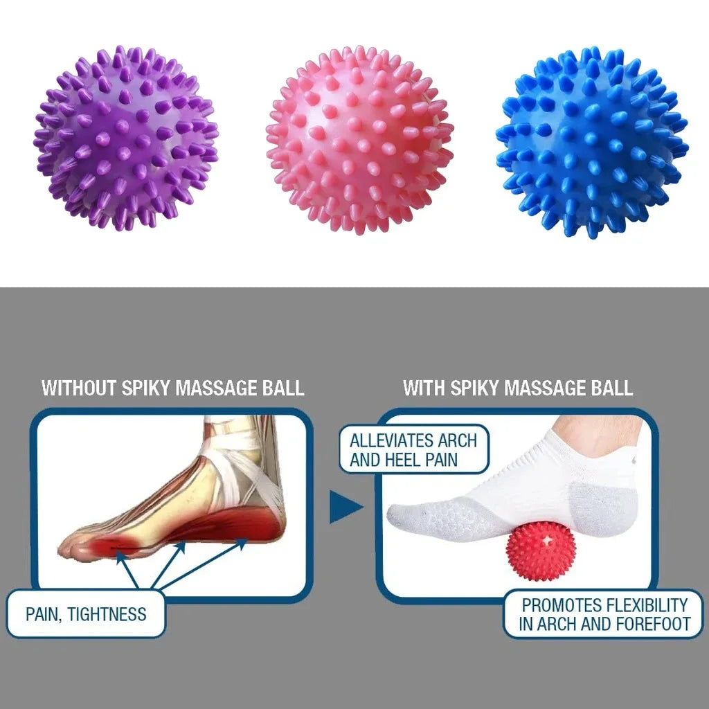 Igelball 6,5 / 7 cm – PVC, Noppenball, Plantarfasziitis, Triggerpunkte & Physiotherapie | Thryvo Fitness