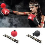 Boxing Reaktionsball mit Kopfband – Reflex Speed Ball für MMA, Muay Thai & Koordination | Thryvo Fitness