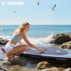 Aufblasbares SUP Board im Farbverlauf-Design 305×76×15 cm – für Frauen & Anfänger, Yoga & Fitness | Thryvo Fitness