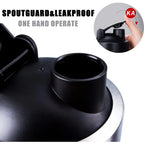750 ml Protein Shaker aus Edelstahl – mit Mixball, Skala & Reinigungsbürste | Thrive Fitness