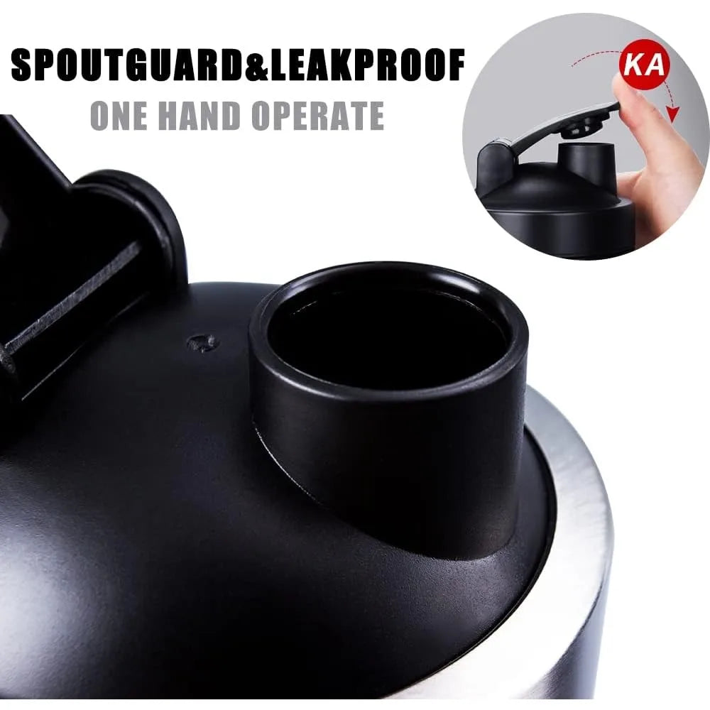 750 ml Protein Shaker aus Edelstahl – mit Mixball, Skala & Reinigungsbürste | Thrive Fitness