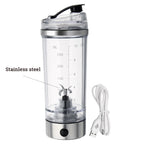250ml Elektrischer Mini Protein Shaker – USB oder Batterie, BPA-frei, für Gym, Reisen & Kaffee | Thryvo Fitness