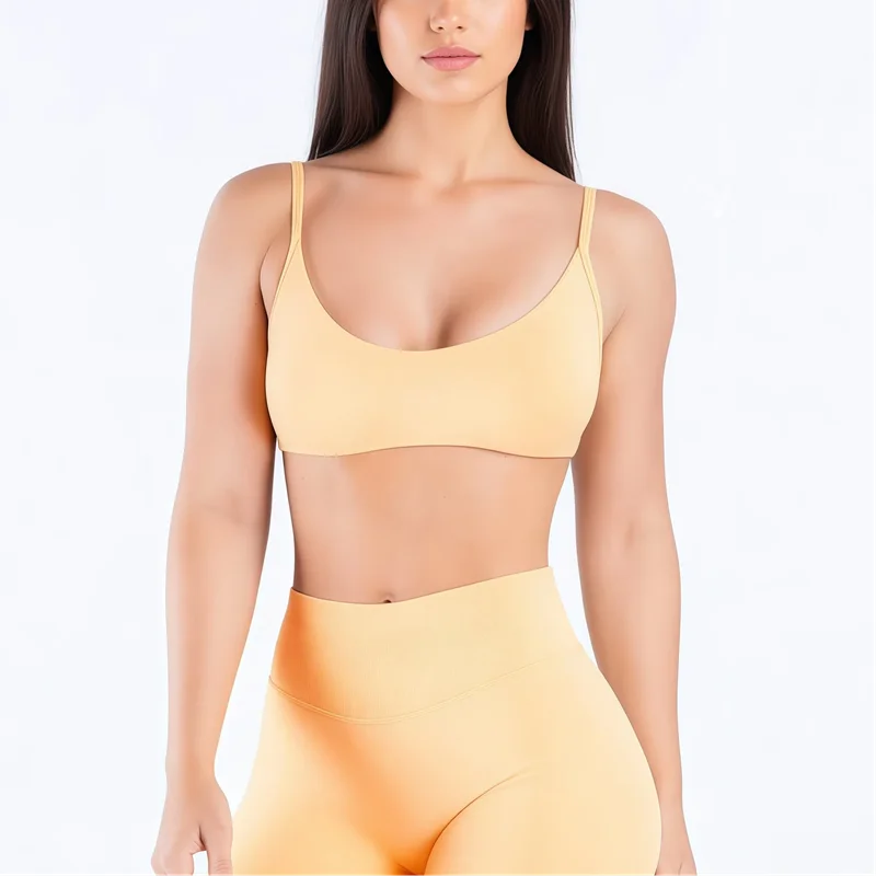 Damen Sport BH nahtlos – Rückenfreier Fitness BH für Yoga & Gym | Thryvo Fitness